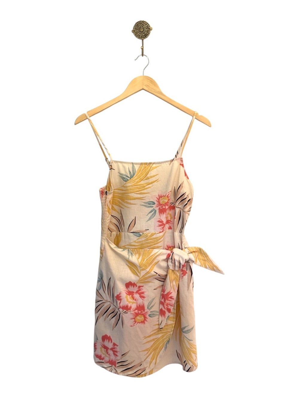 Billabong Tropical Floral Wrap Sundress Size M NWOT - Picture 3 of 8